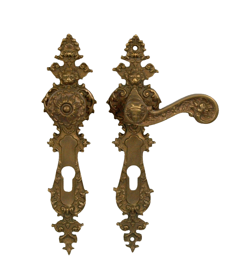 Haustürbeschlag Gründerzeit / Jugendstil (K-4G) – Bild 3