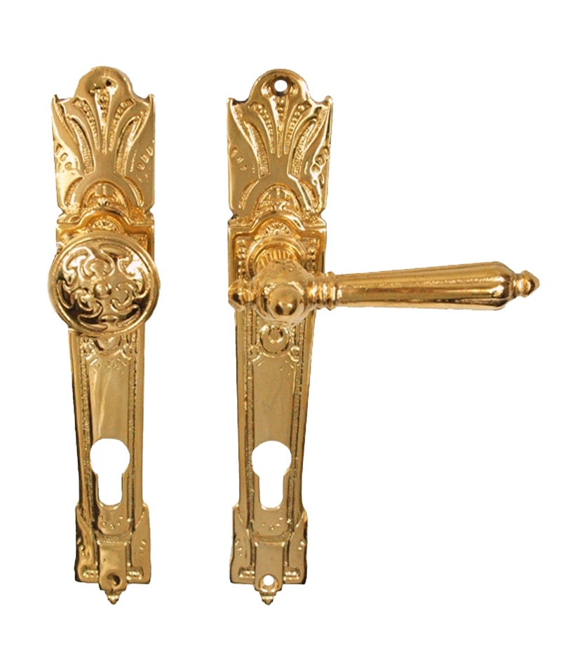 Art Deco Türdrücker Wohnungstür Haustür Jugenstil (K-48)