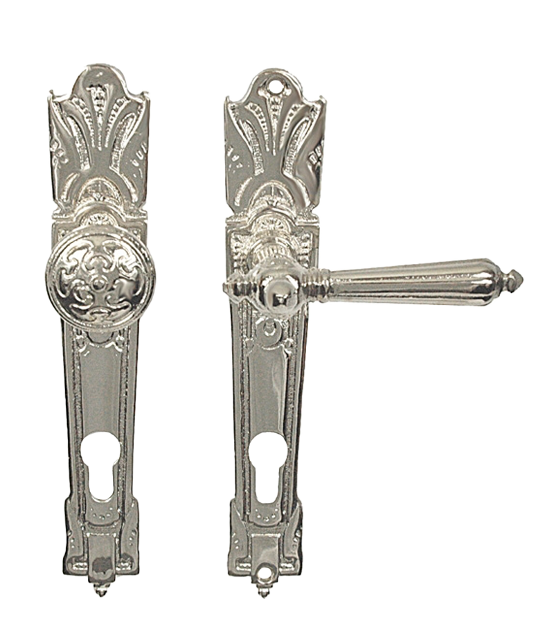 Art Deco Türdrücker Wohnungstür Haustür Jugenstil (K-48) – Bild 4